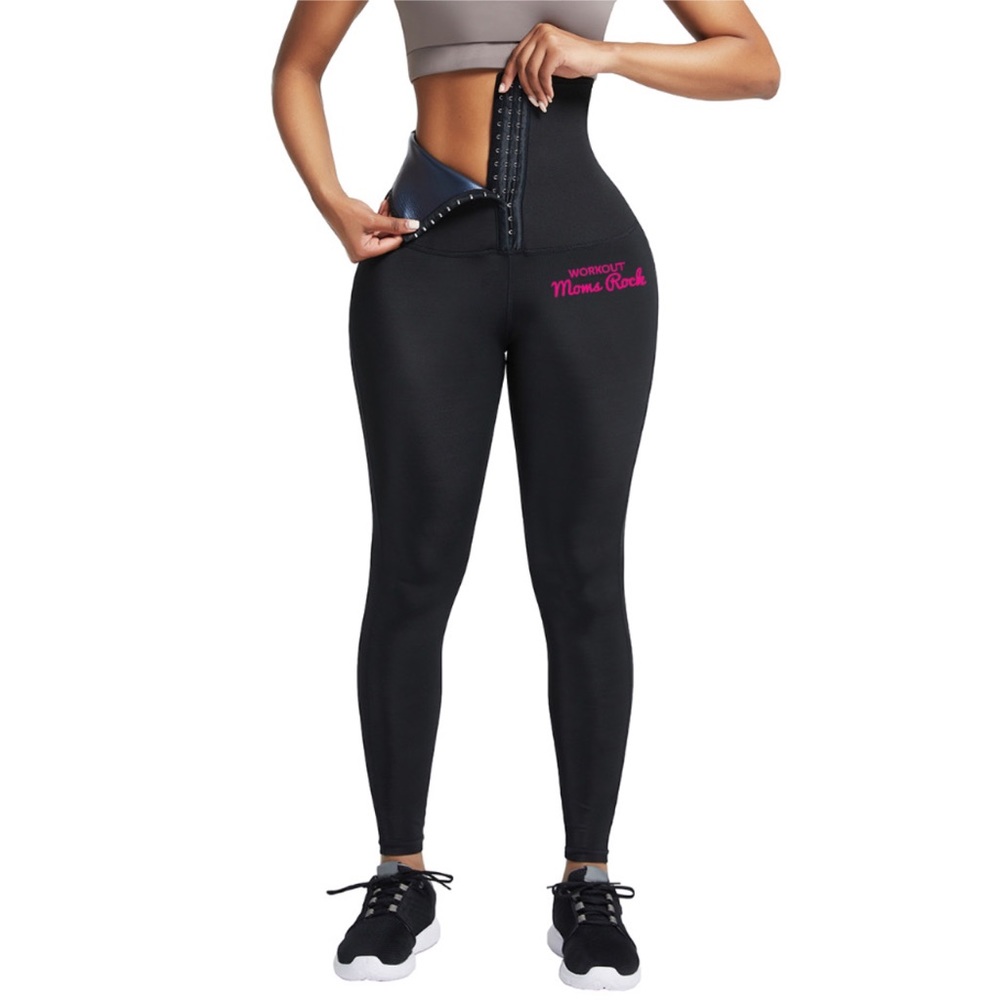 Women Neoprene High Waist Trainer Leggings